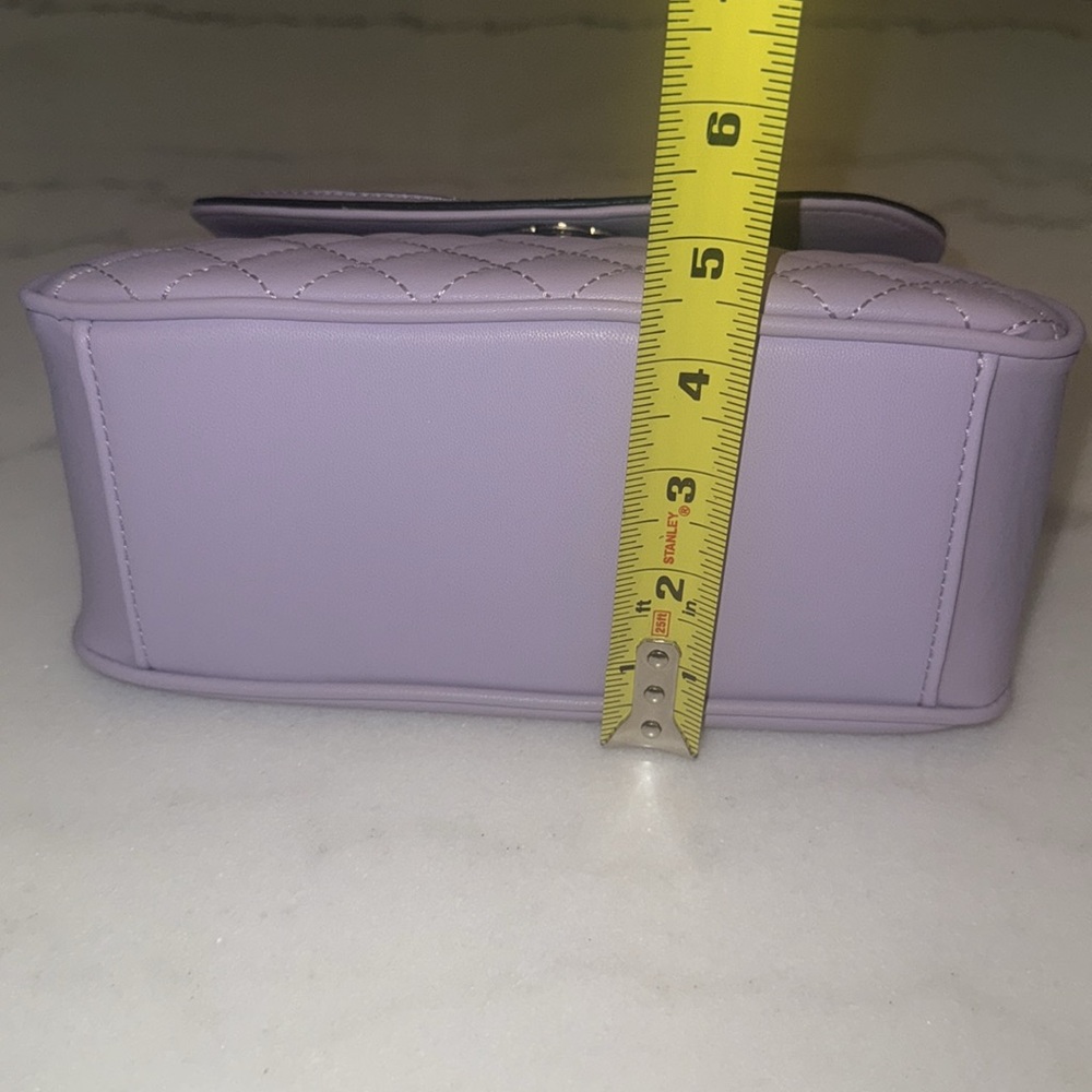 Lavender Quilted Women's Bag - Picture 10 of 11